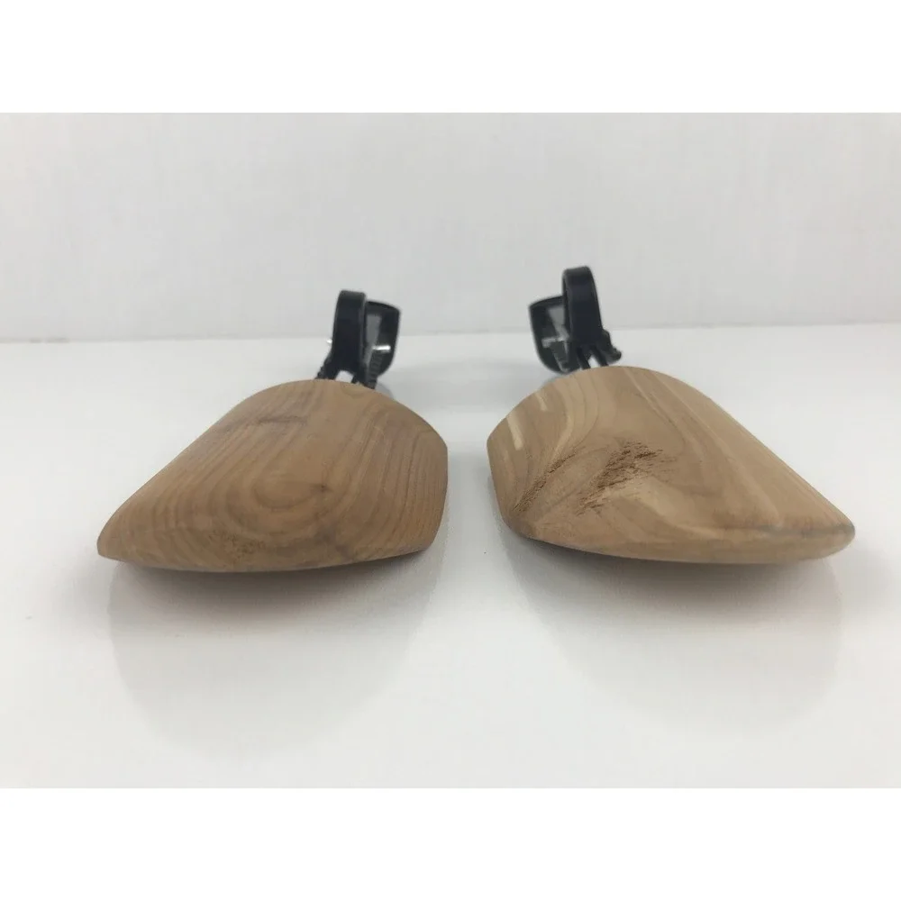 VTG Unbranded Cedar Wood Metal Shoe Trees‎ Keepers Shapers Stretchers